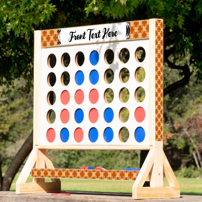 Orange Clover Ribbon by Kenneth Yoncich Fast Four (Lawn)