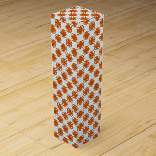 Orange Clover Ribbon by Kenneth Yoncich Wine Box