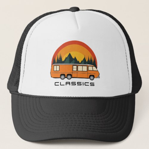 Orange Coach Classics Logo Trucker Hat