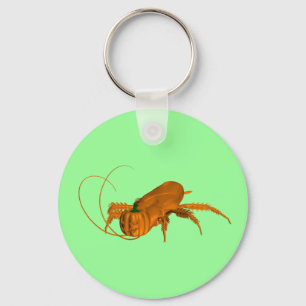 Orange Cockroach Keychain