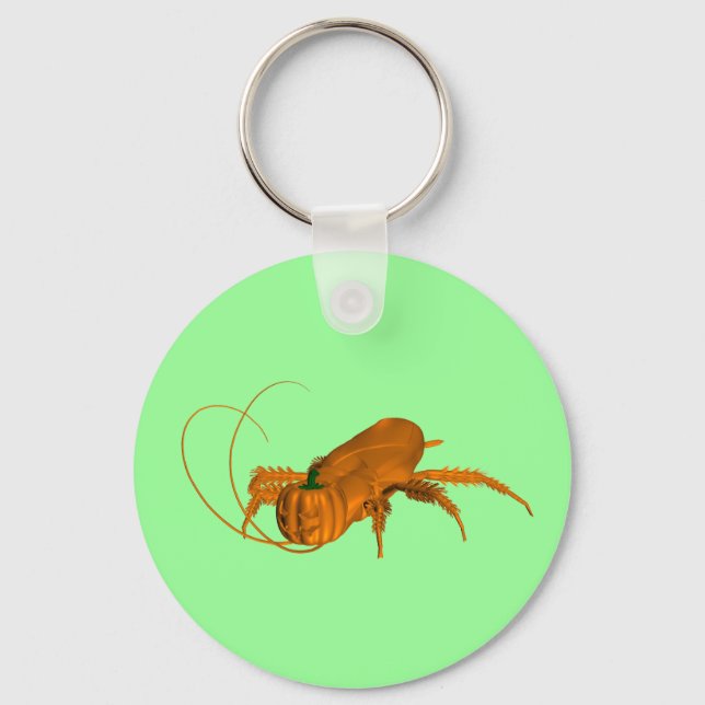 Orange Cockroach Keychain (Front)