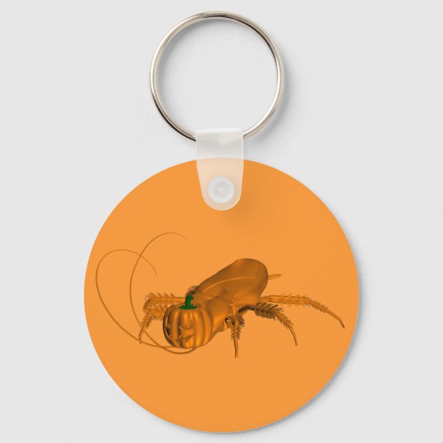 Orange Cockroach Keychain (Front)