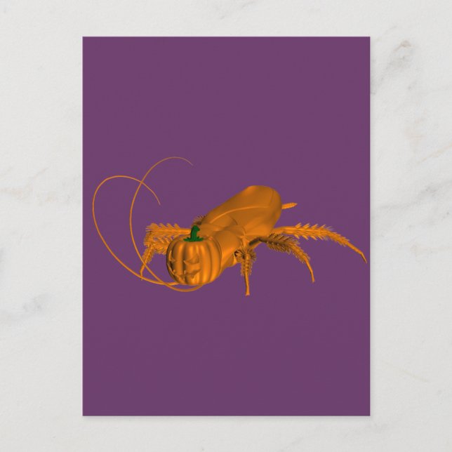 Orange Cockroach Postcard (Front)