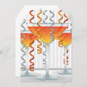 Orange cocktail and ribbon (Front/Back)