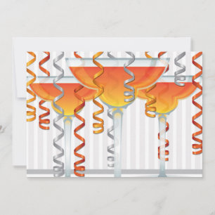 Orange  cocktail and ribbon