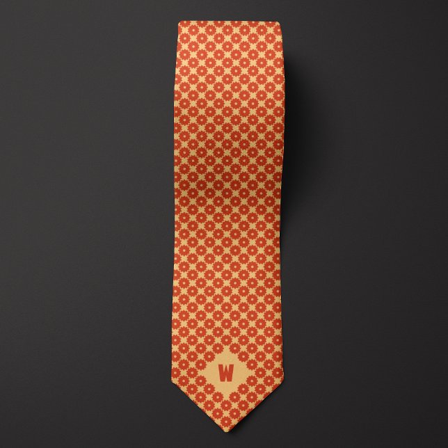 Orange Cog Casual Neck Tie (Creator Uploaded)