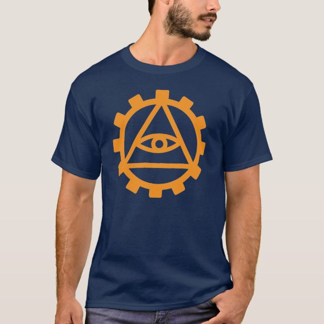 Orange Cog T-Shirt (Front)