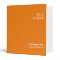 ORANGE color binder with name