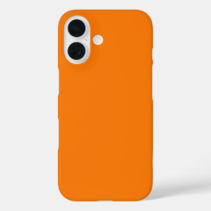 Orange Color iPhone 16 Case