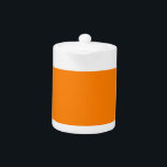 Orange Color Customized Designer Teapot<br><div class="desc">Orange Color Customized Designer</div>