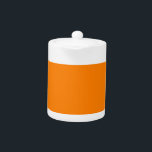 Orange Color Customized Designer Teapot<br><div class="desc">Orange Color Customized Designer</div>