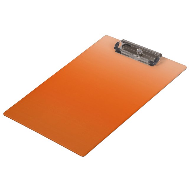 Orange Color Gradient  Clipboard (Angled)