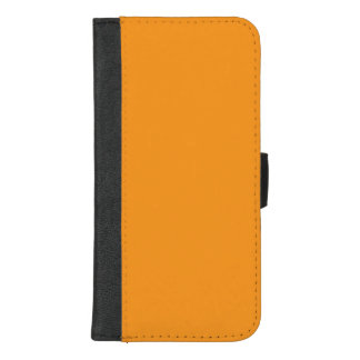 orange color iphone 6 Wallet Case