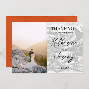 Orange Colorado Passport Thank You Card