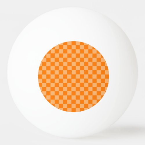 Orange Combination Checkerboard by Shirley Taylor Ping_Pong Ball