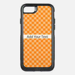 Orange Combination Checkerboard by ShirleyTaylor OtterBox Commuter iPhone SE/8/7 Case