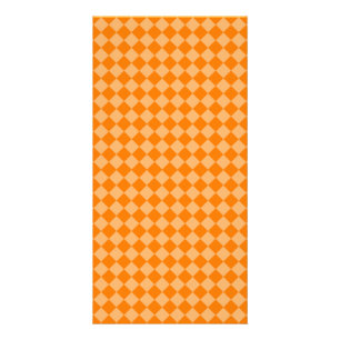 Orange Combination Diamond Pattern by STaylor Card