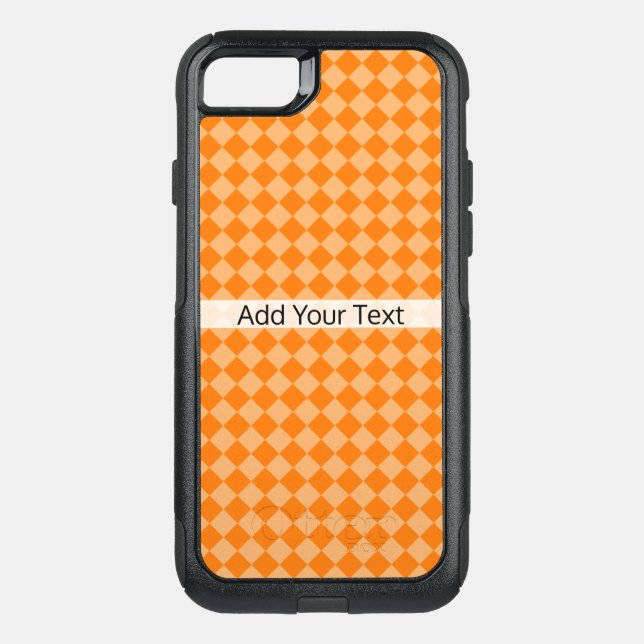 Orange Combination Diamond Pattern by STaylor Otterbox iPhone Case (Back)