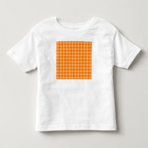 Orange Combination Diamond Pattern STaylor Toddler T-shirt