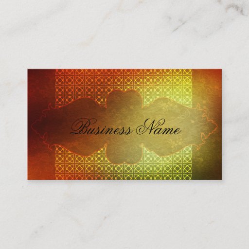 Customizable Orange Contemporary Salon &amp; Spa Business Card Templates