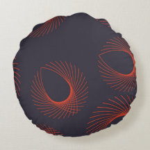 Orange, cool, trendy, geometric eye abstraction