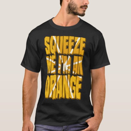 Orange Costume Funny Halloween Citrus Fruit Slice  T_Shirt
