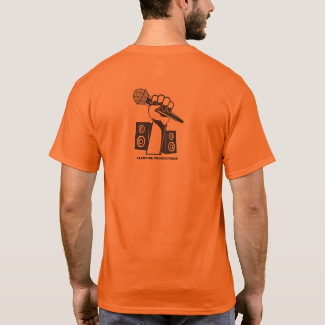 Orange Couch Lounge Tee Shirt (Back)