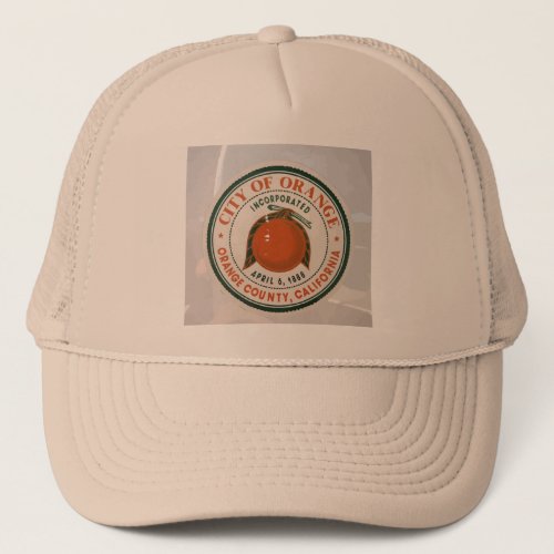 orange county ca USA Trucker Hat