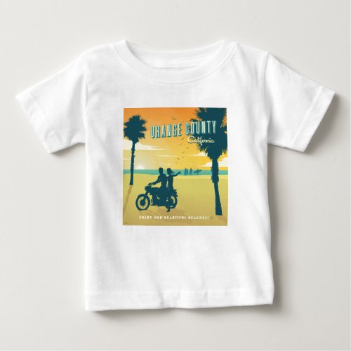 Orange County California Beaches Baby T_Shirt