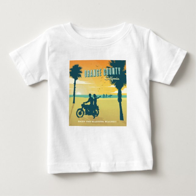 Orange County, California Beaches Baby T-Shirt (Front)