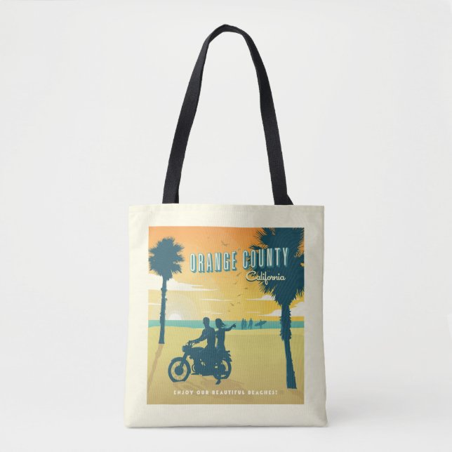 Orange County, California Beaches Tote Bag (Front)