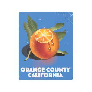 Orange County California Metal Print