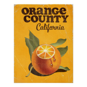 Orange County California Poster