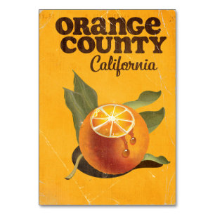Orange County California  Table Number
