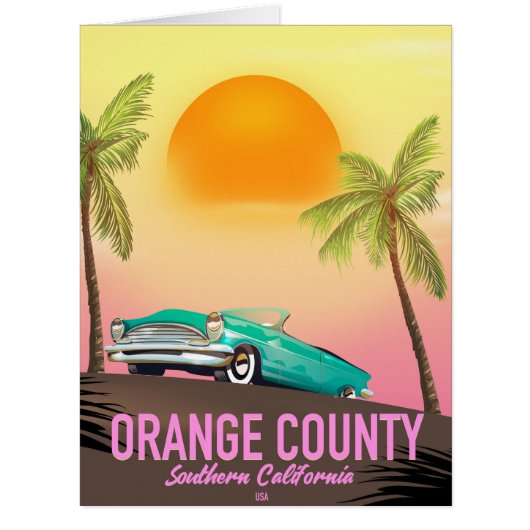 orange county California USA Cards (Front)