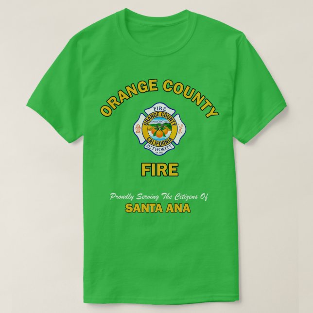 Orange County Fire TShirt (Design Front)