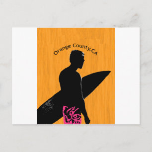 Orange County Surfer Postcard
