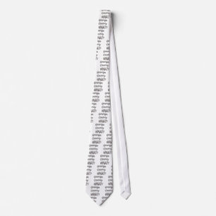 Orange County WHAT? light Neck Tie