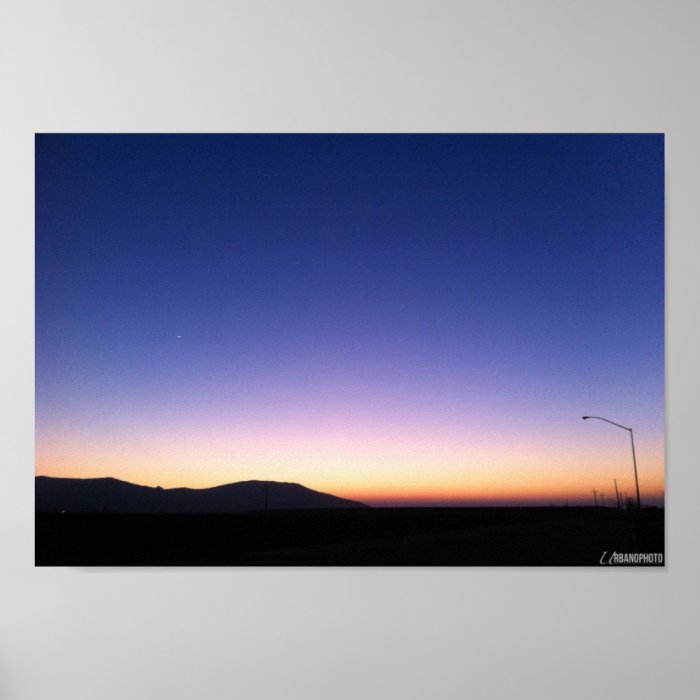 Orange Cove, CA Sunset Print