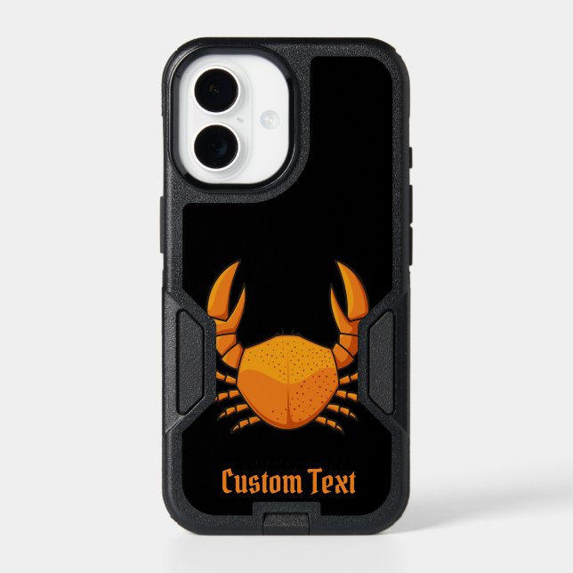 Orange Crab iPhone Case (Back)