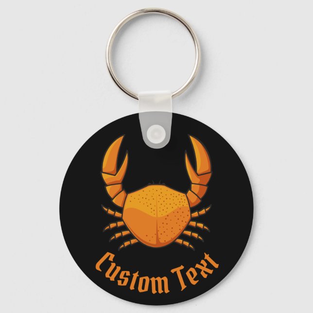 Orange Crab Keychain (Front)