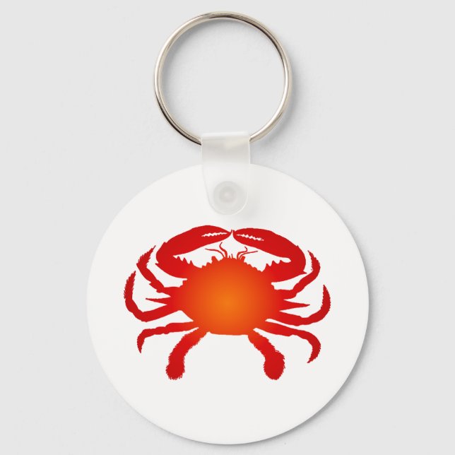 Orange Crab Keychain (Front)