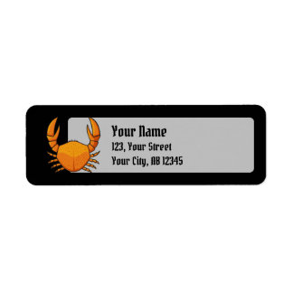 Orange Crab Label