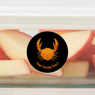 Orange Crab Labels