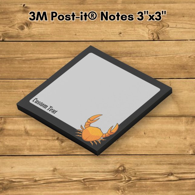 Orange Crab Post-it Notes (Creator Uploaded)
