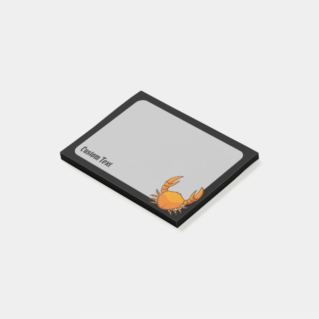 Orange Crab Post-it Notes (Angled)