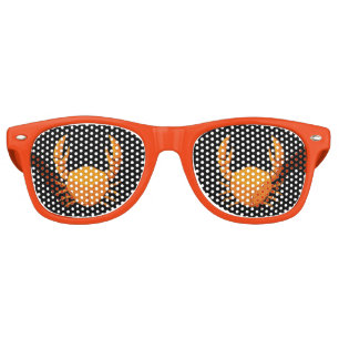 Orange Crab Retro Sunglasses