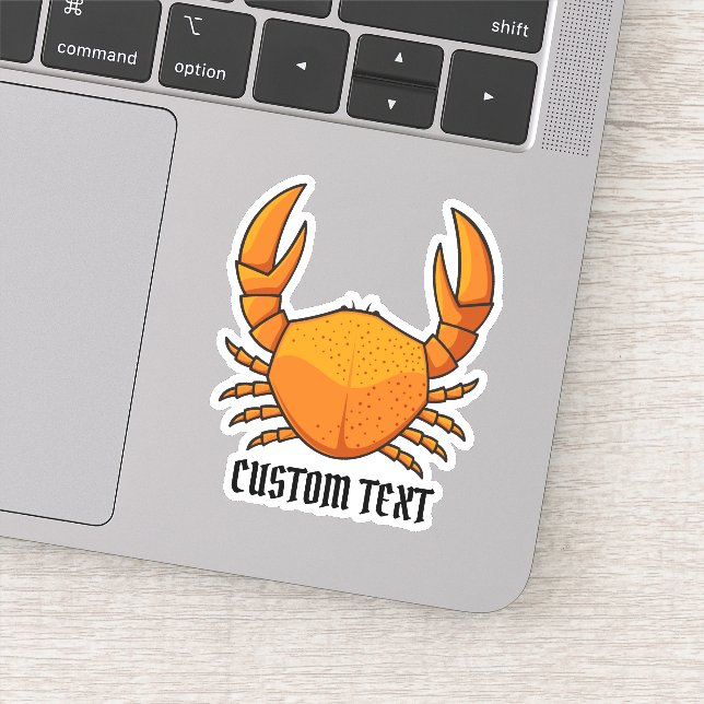 Orange Crab Sticker (Detail)