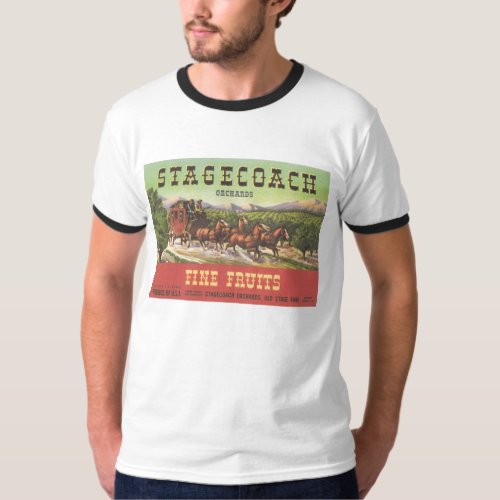 Orange Crate Art STAGECOACH Fine Fruits Oregon