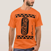 Orange Crayon Halloween Costume T-Shirt (Front)